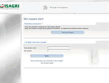 Tablet Screenshot of client.isagri.fr