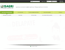 Tablet Screenshot of isagri.fr